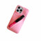Lip Gloss Holder Case for iPhone 8 Plus, Lipgloss Lipstick Lip Glaze Stylish Silicone Funny Women Girls Cover for iPhone 6/7/8 Plus 5.5 inch (Pink)