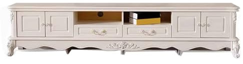 Meuble TV Moderne pour Salon, Meuble TV, Meuble TV pour Chambre à Coucher, Centre de Divertissement TV avec Tiroirs, Forte Capacité de Charge(94.1in/240cm)