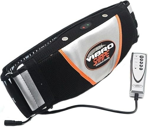 Massagegürtel, geeignet für Bauch, Beine, Oberschenkel, Bauchmuskeln, Vibration, Schlankheit, Sauna-Funktion, 5 Geschwindigkeiten, mit Fernbedienung