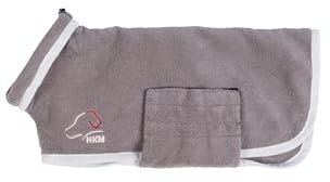 HKM Coco Hundebademantel, Taupe, XS