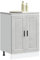 HOMTAKIE Armario de cocina Oporto gris hormigón madera de ingeniería, 1 mueble bajo (2 puertas) 60 cm