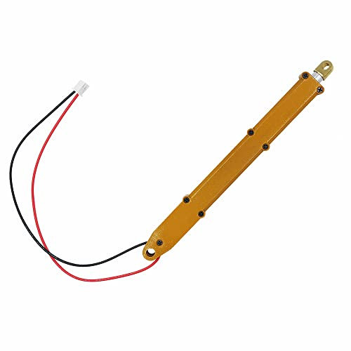 QPAJWAKS N20 45/90mm Stroke Electric Full Metal Push Rod Cylinder Driver for RC 1:16 Excavator Dump Truck DIY Upgrade Closed Cylinder(90mm Stroke)