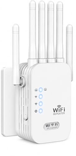 WiFi Extender Booster 1200Mbps, WiFi Signal Amplifier Range Repeater