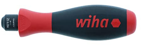 Wiha 28515 TorqueFix Handle with SoftFinish, Torque Pre Set 25 in-lbs