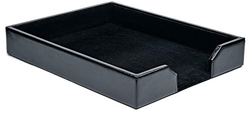 Dacasso Bonded Briefablage, Schwarz