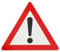 ORIGINAL Verkehrszeichen Nr. 101 Achtung Gefahrenstelle Symbol Ausrufezeichen 630mm SL Verkehrsschild RAL Schild Verkehrsschilder Schilder Warnschild Straßenschild Strassenschilder Hinweisschild StVO