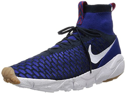 Nike Air Footscape Magista Flyknit, Men's Sneakers, Blue (Blue (Dp Ryl Bl/White-Dark Obsdn-Gm M)), 8.5 UK (43 EU)