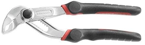 Facom Pince multiprise entrepassée à verrouillage - 181A.18CPE, Noir, Orange et Argent, 180 mm
