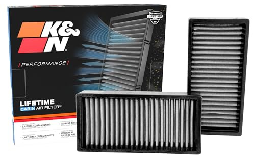 K&N LIFETIME Cabin Air Filter: Premium, Washable, Clean Air for your Cabin: Compatible with Select 2001-2009 CHEVY/BUICK/PONTIAC(Uplander, Venture, Rendezvous, Montana, Aztek) VF2046