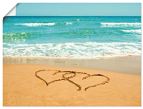 ARTLAND Wanddeko Poster & Kunstdrucke Wandposter 80x60 cm Landschaften Strand T5OB