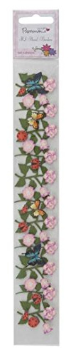 Docrafts 3D Flower Borders, Pink Roses