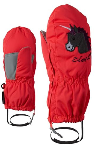 Ziener Baby LE ZOO MINIS glove Ski-handschuhe / Wintersport |warm, atmungsaktiv, rosa (neon pink), 92 cm