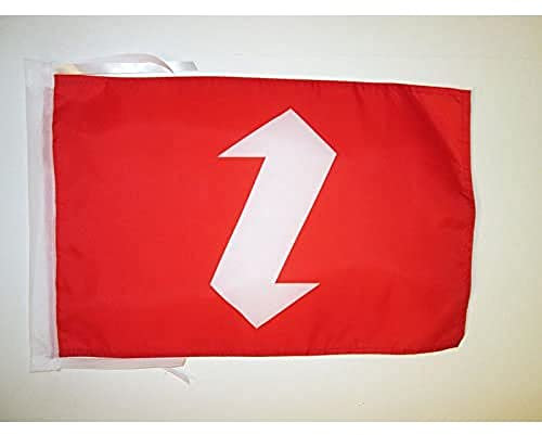 AZ FLAG - Flagge Zaza Von Türkei - 45x30 cm Mit Kordel - Zazalar Fahne 30 x 45 Cm - Flaggen