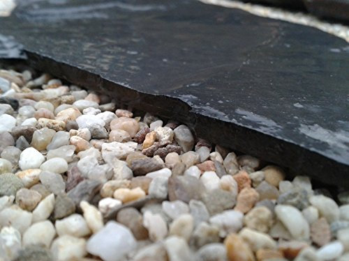 Teichbauzentrum Sankt Julian Schieferplatten Natur 30 Stück 10-25 cm Platten Aquarium und Terrarium 1 Euro je Platte