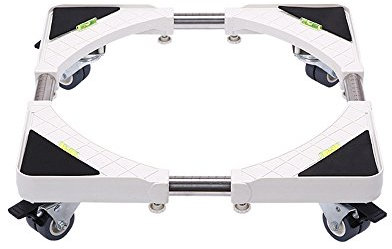 YUMU Universal Multi-functional Adjustable Base with Casters Appliance Wheels Appliance Trolley for Washing Machine/Refrigerator/Dryer/Cabinet 1070
