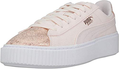 Puma Basket Platform Canvas W's 36649402, Trainers - 38 EU Rose