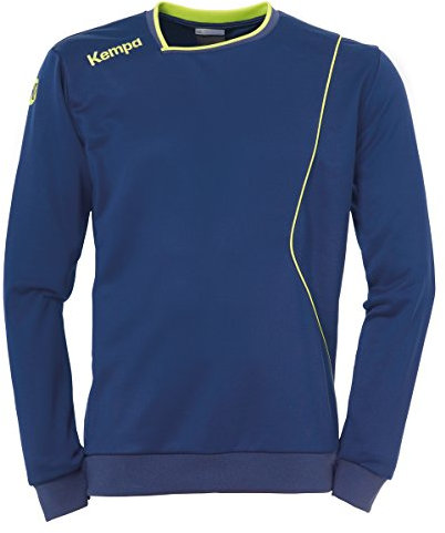 Kempa Herren Curve Training Top, deep blau/Fluo gelb, 4XL