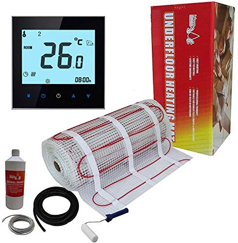 Nassboards Premium Pro Electric Underfloor Heating mat kit 200w per m² - Red Box
