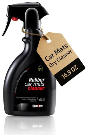 Gledring Gummi Fußmatten + Kofferraumwannen Reiniger 'Dry Cleaner' 500ml, Black