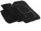MDM PRO-301 Fußmatten für BMW 3er (E90) / 3er touring (E91) 03.2005>2011, Passgenau Velours Kunstlederkanten und doppelten Steppnaht Chromnähte, black