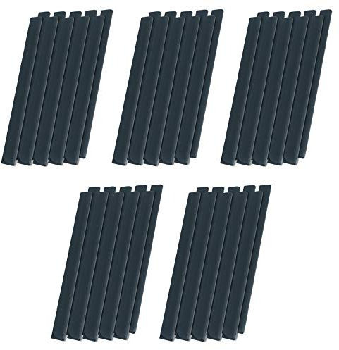 UISEBRT Lot de 50 clips de fixation en PVC pour bandes brise-vue, anthracite