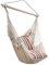 AMANKA Mit 2 Kissen zum Wenden - Balkon Hängesessel Beige - Outdoor Sessel Hängeschaukel für Garten