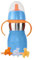Kid Basix Safe Sippy 2 | Edelstahlbecher für Babys/Kleinkinder | wandelbarer Schnabel- oder Strohhalm | spülmaschinenfest | 313 ml | BPA-frei | Blau
