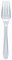 50 Clear Plastic Forks Strong Heavy Duty (Washable & Reusable)