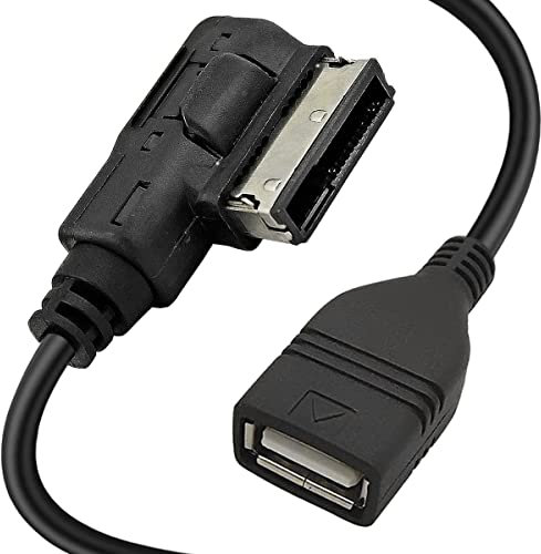 Xiatiaosann Cavo adattatore USB MDI/AMI, per VW Media in a USB MMI a USB, per Volkswagen per Audi Media/Music Interface