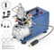 CREWORKS Compresseur à Air Portable Haute Pression 1800W Pompe Air PCP Électrique 310 Bar 50L/min avec Manomètre pour Pistolets à Air pour Bouteille Plongée Réservoir Paintball (Pression Réglable)