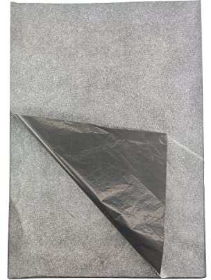 Carbon Paper 30 Sheets, Black Transfer Paper, 30cm x 21cm Carbon Copy Paper for Canvas Paper Wood (A4 Size)