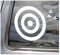 myrockshirt Zielscheibe Bogen Bogensport Sportbogen ca. 15cm Aufkleber Sticker FREIE Farbwahl Autoaufkleber Wandtattoo Sticker