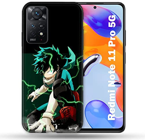 Cokitec Schutzhülle für Xiaomi Redmi Note 11 Pro / 11 Pro 5G Manga My Hero Academia Deku