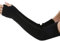 Suxgumoe Women Arm Warmers, Knitted Long Sleeve Fingerless Gloves Mittens Winter Wrist Warmers with Thumb Hole for Ladies Girls (B Black)