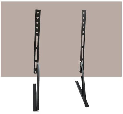 Yuarisx Universeller TV-Ständer für die meisten 66 bis 94 cm (26 bis 37 Zoll) LCD-/LED-/Plasma-Flachbildschirme oder gebogenen Flachbildfernseher mit Höhenverstellung, Schwarz