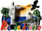 Moiilvcla Statue von Jesus, Rio de Janeiro, Brasilien, Kühlschrankmagnet, Reise-Souvenir, 3D-Kühlschrankdekoration, Magnetaufkleber, Bastel-Kollektion