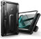 Dexnor for Samsung Galaxy Tab S9 FE Case, [Built in Screen Protector and Kickstand] Heavy Duty Military Grade Protection Shockproof Protective Cover - Black