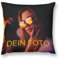 LAMAME Kissen mit Foto Bedrucken Lassen, Kissen Personalisiert, Kissenbezug mit Eigenem Foto und Text, Kissen Personalisiert Foto (40x40cm)