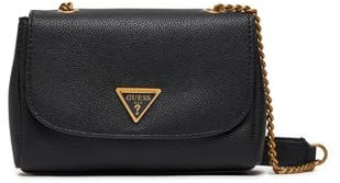 GUESS Damen Cosette Convertible Flap, Mini-Crossbody-Klappe, Schwarz
