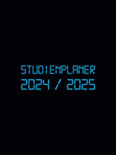 Studienplaner 2024/2025: Semesterplaner von August 24 - Juli 25, Uni Planer für die Universität, Hochschule, Fachhochschule, oder Ausbildung mit ... Vorlesungsplan uvm, ca. DIN A4