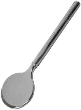 AUTSUPPL Spatola Viso in Zinco Per Crema e Maschera Multifunzione Cucchiaio Piccolo Per Applicazione Cosmetici e Cura Occhi