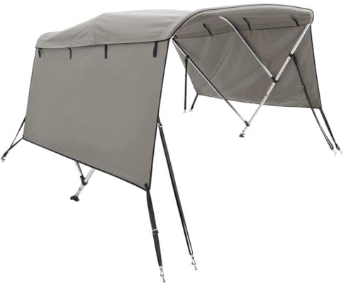 vidaXL Toldo Bimini 3 Arcos con Paredes Laterales 183x(137-152) x137 cm