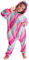 KAKU NANU Pigiama Intero Unicorno Bambina Con Cappuccio in Pile - Tuta Intera Costume per Bambini 4-6 Anni - Regalo