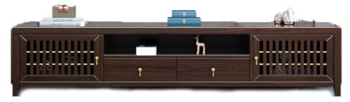 Mueble Para Télévision Moderne et Simple Nouveau Style Chinois ébène Tout en Bois Massif Meuble TV rétro Meuble de Sol Petit Appartement Salon Meuble de Sol Estante Para TV