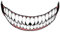 Aufkleber Für Motorradhelme, Evil Smile Großer Mund, Böse Augen Auto Motorrad Helm, Selbstklebender Aufkleber Für Hockey-Helme, Auto Motorrad Helm Mofa Roller Waschanlagenfest, Reflektierender Moto