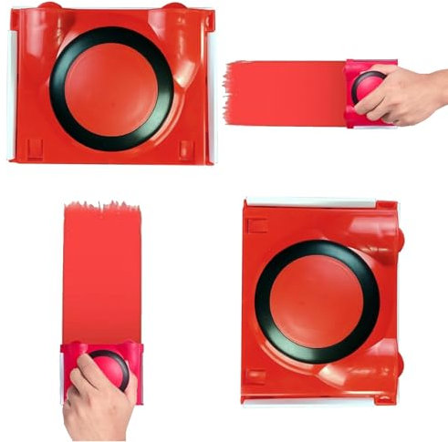Paint Edger for DIY Painting, 2pcs Paint Edger Tool Edge Painting Tool, Cutting in Tools for Painting with Hand Rotating Sliding Roller Design, Paint Cutting in Tools, for Walls and Ceilings