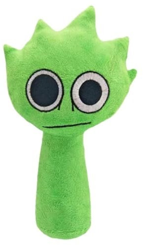 KUKUShining Sprunki Kuschelpuppe Spielzeug, Cartoon Charmante Weiche Stofftiere, Niedliche Kuschelpuppen for Kinder, Fans und Gamer, (Green)