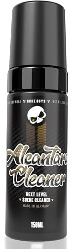Nuke Guys AlcantaraReiniger | 150ml Reiniger geeignet für alle Alcantara Oberflächen | Porentiefe Reinigung & Pflege für Sofa - Couch - Sitze - Lenkrad