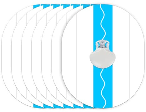 QaZanteiar 20 Stück Medtronic Guardian 4 Sensor Pflaster, Wasserdicht & Hautfreundlich Selbstklebend Pflaster für Guardian 4 Sensor, Kein Klebstoff in der Mitte, Ideal für den Täglichen Sensorschutz