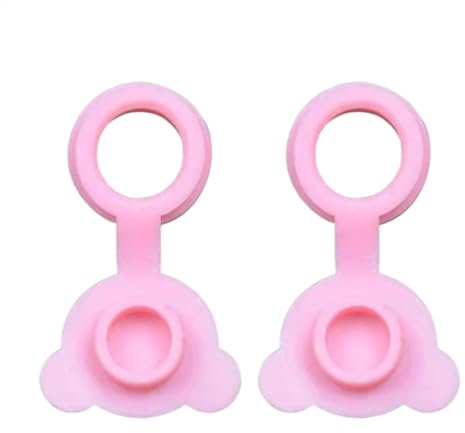 Badewannenstopfen aus Silikon, 2 x Bärenförmige Ablaufstopfen, auslaufsicheres und flexibles Design, einfach zu bedienender Ersatzstopfen, stabil, sicher für Kinder, Badewannen, Waschbeckenabflüsse